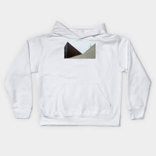 Lines Angles And A Little Artsy Topping Kids Hoodie